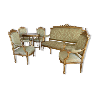 Napoleon III lounge set style louis XVI