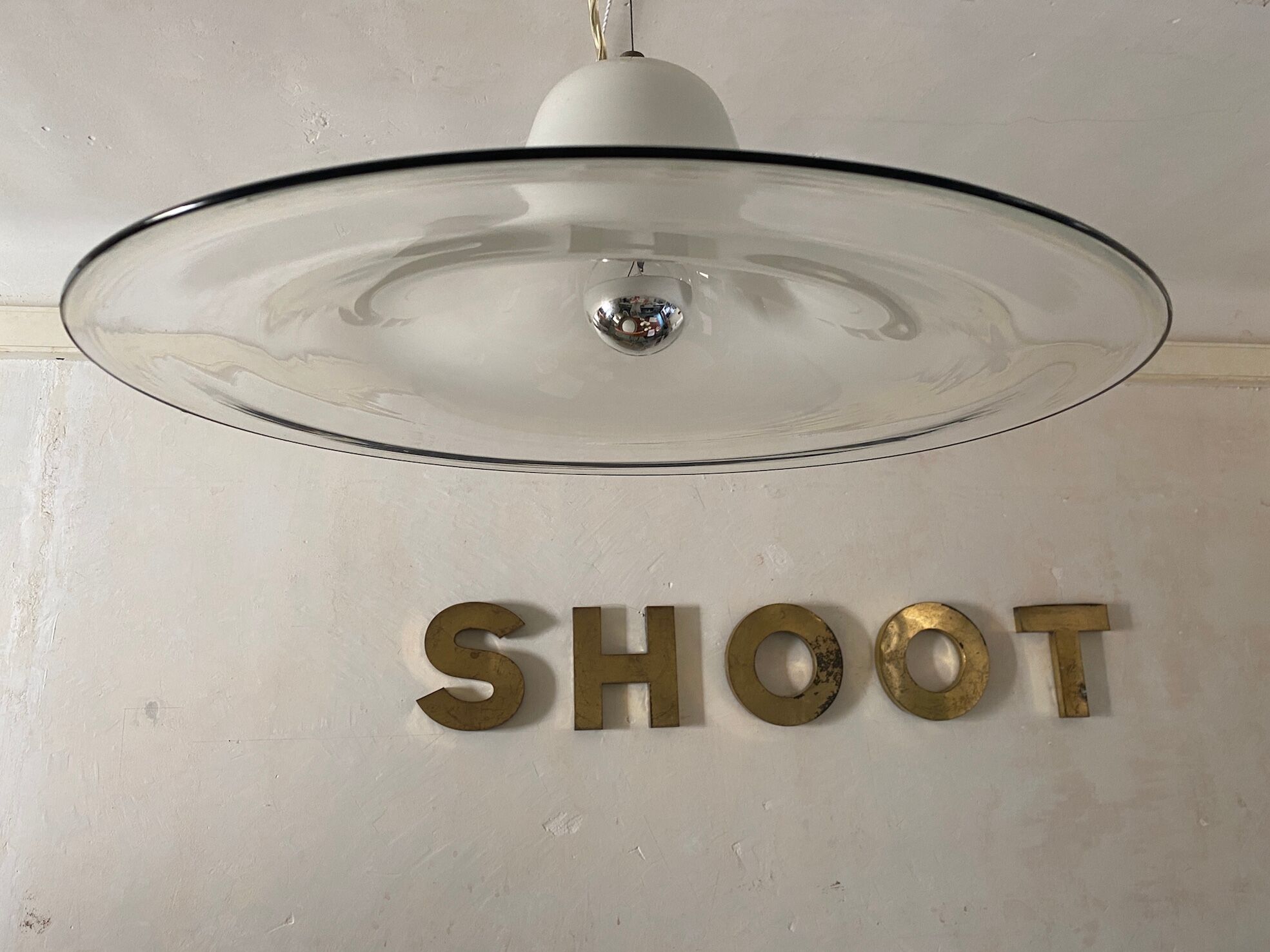 Cinea pendant lamp, Leucos workshop, Murano glass, Giusto Toso design, Italy, circa 1970.