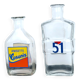 2 antique decanters