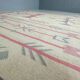 Vintage kilim rug, wool and cotton, folk art style, Poland, 1970s