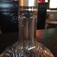 Decanter cut Crystal Baccarat mount silver metal