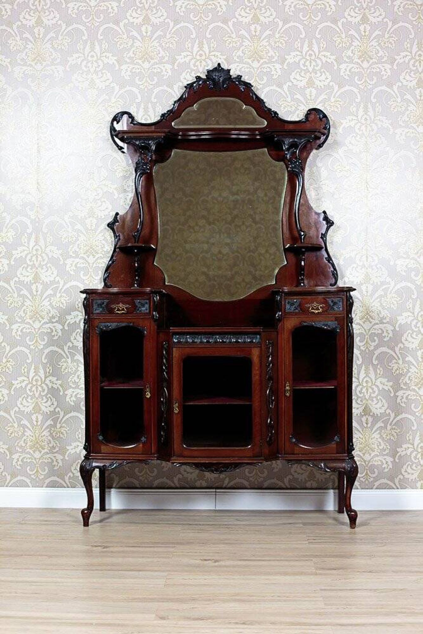 English Mahogany Cabinet, 1930s