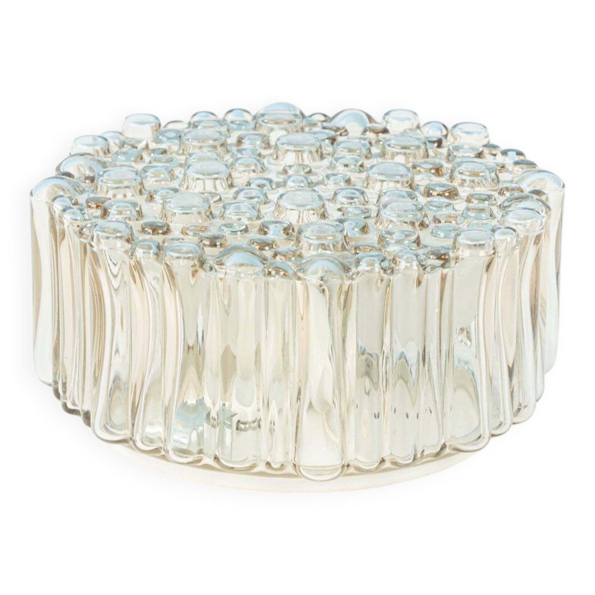 Bubble Glass Wall Lamp by Glashütte Limburg