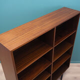 Bibliothèque en acajou, design danois, années 1970, production Omann Jun