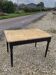 Louis Philippe style 1900s bistro farmhouse table with swivel legs