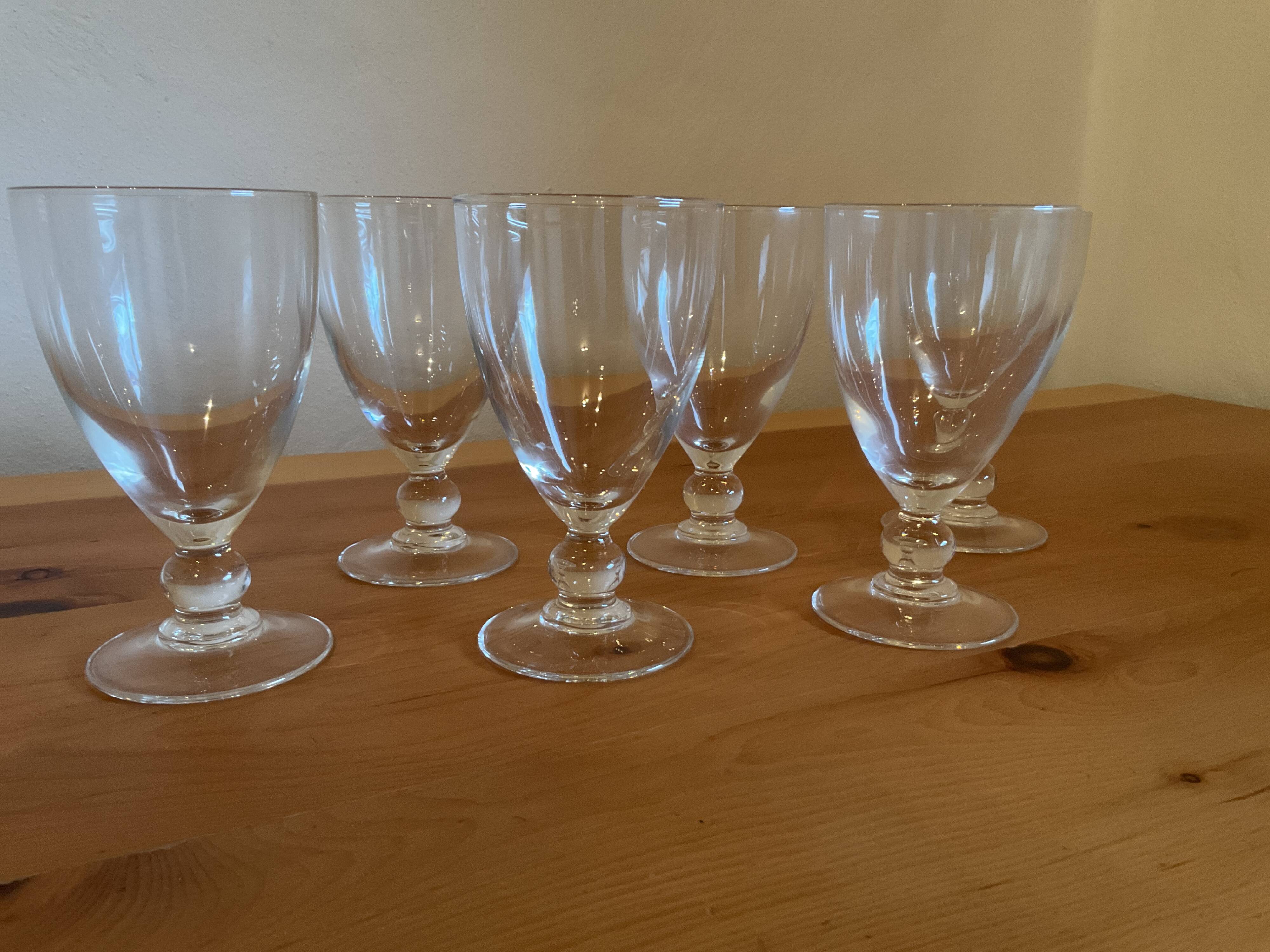 6 25cl Luminarc stemmed glasses