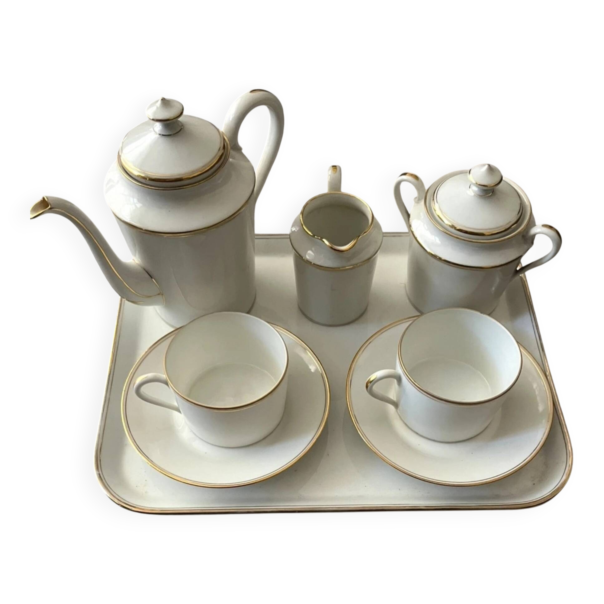Raynaud Limoges porcelain coffee service set