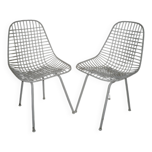 Paire de chaises eames