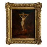 Vintage Oil Painting, Descent From the Cross