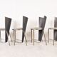 Vintage dining chairs by Frans Van Praet, set of 4