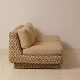 Banquette canapé 2 places 1970