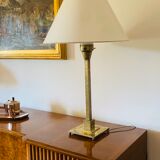 Brass table lamp by Officine A Boffelli Milano Italy 1935