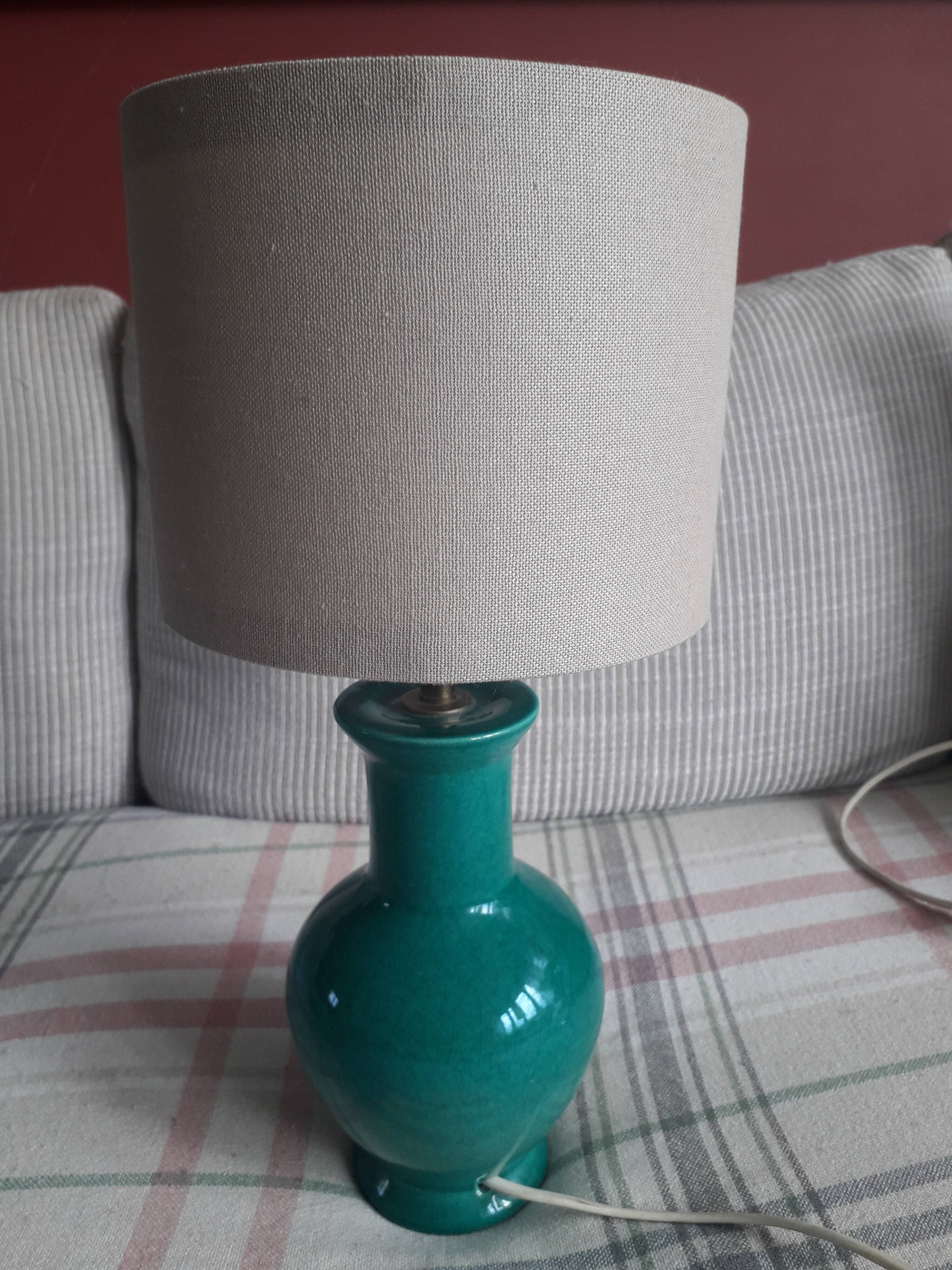 Vintage ceramic lamp signed Koska