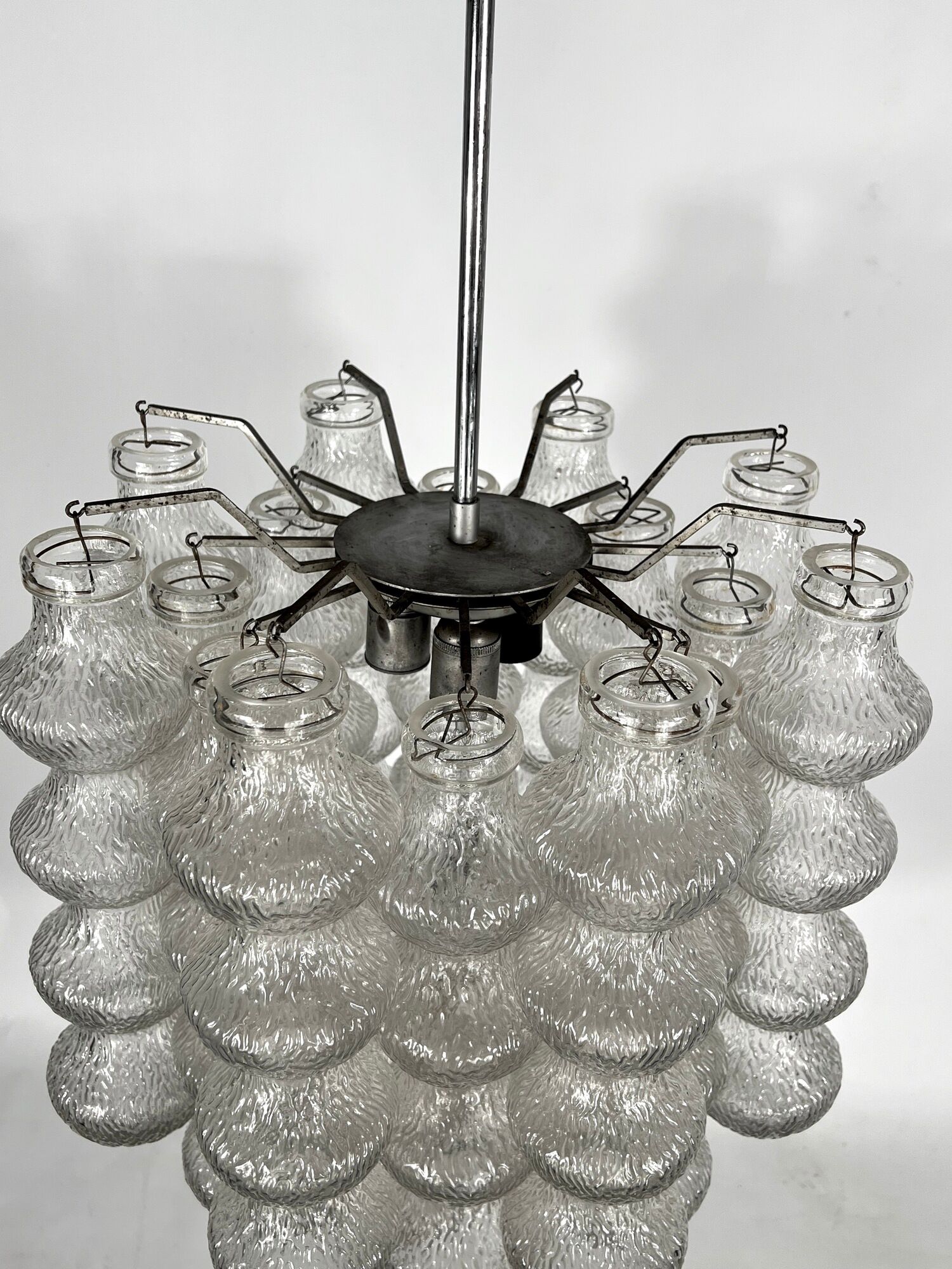 Mid-Century Murano Bubble Glass chandelier from 60s