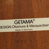 Beech table, Danish design, 1970s, designer: Takshi Okamura & Erik Marquardsen, production: Getama