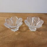 Pair of crystal candlesticks from Arques