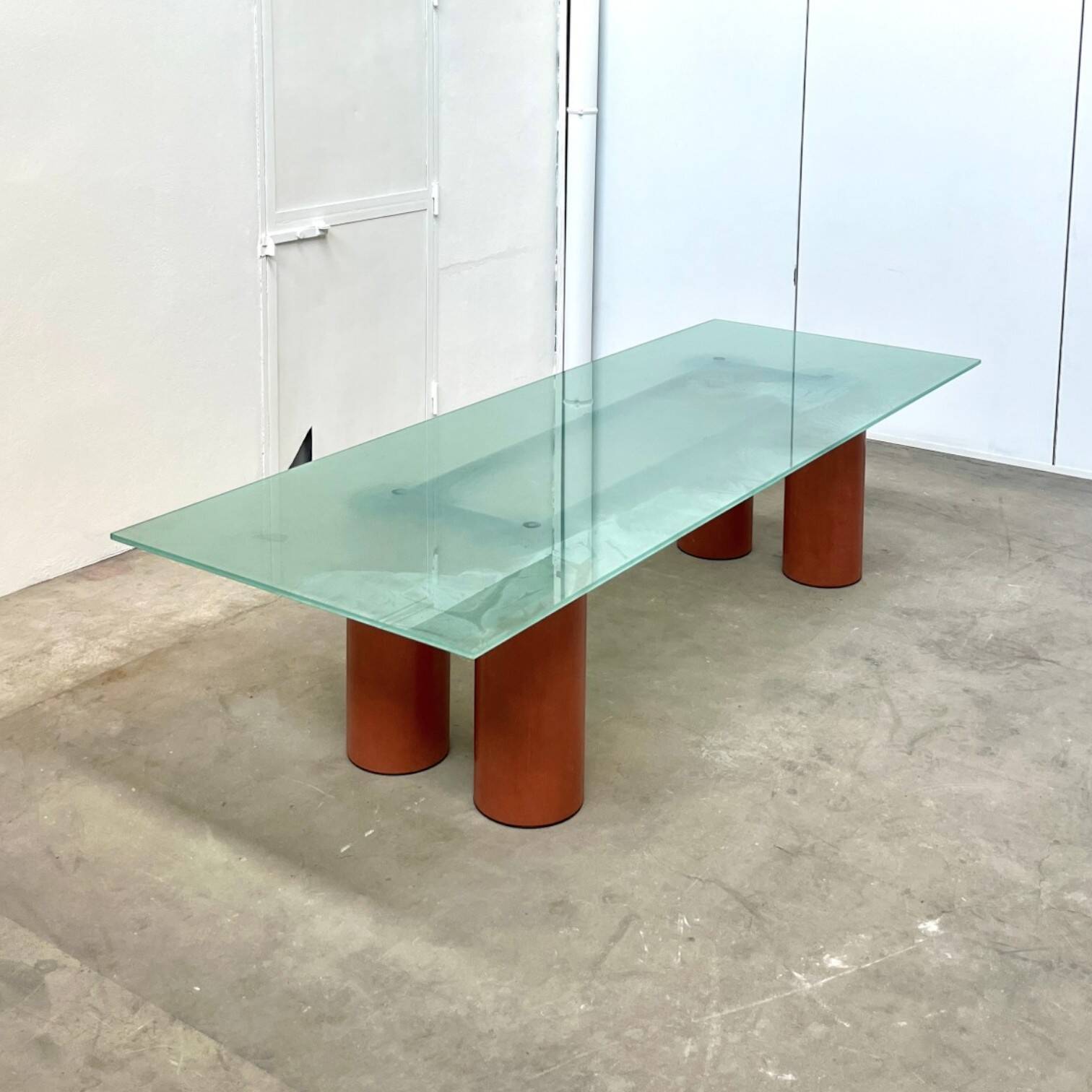 Table à manger "Serenissimo", L. & M. Vignelli pour Acerbis, 1980