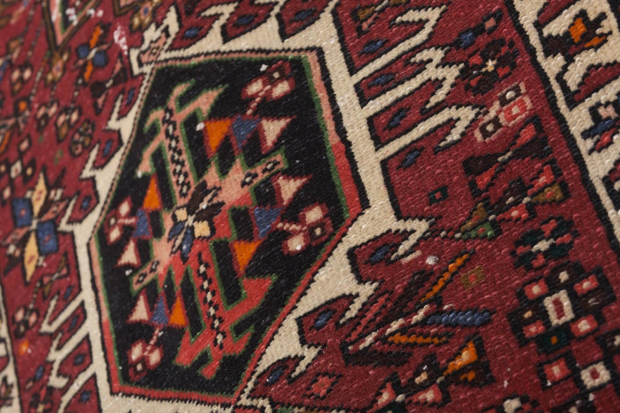 Tapis de couloir turc vintage