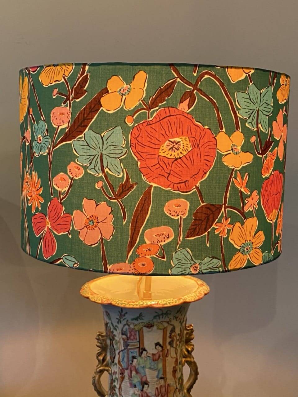 Canton vase lamp