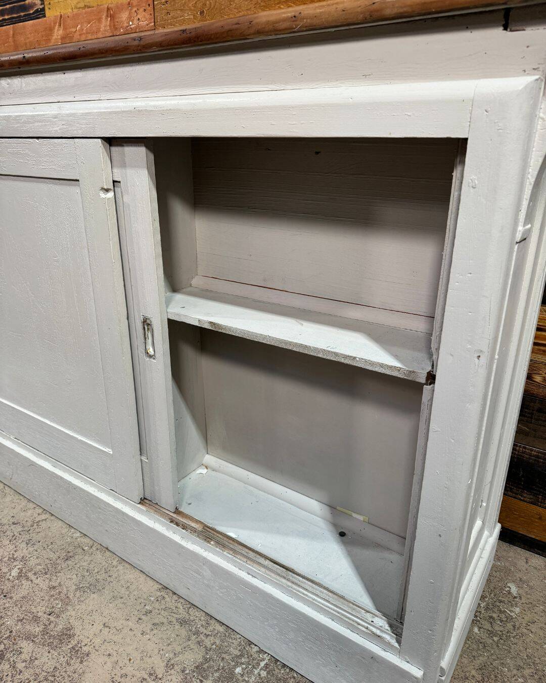Old shop counter
