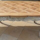 Extendable walnut table Louis XV style – Totally restored