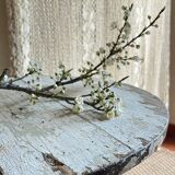 Small side table with an antique finish