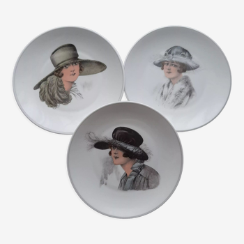 Women's plate art deco Chauvigny