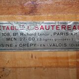 Table foldable architect drawing Sautereau years 50