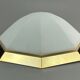 60s 70s Limburg Glashütte Plafoniere ceiling lamp glass space design lamp