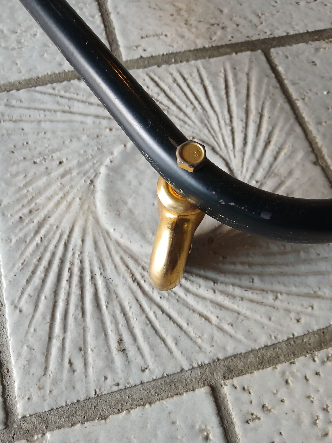 Adjustable rolling table in formica – Italian design by Damato – 1970s