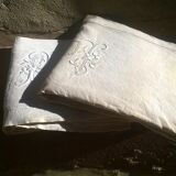 Old sheet "with monogram"