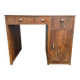 Art Deco desk in walnut veneer, 1930s-1940s.