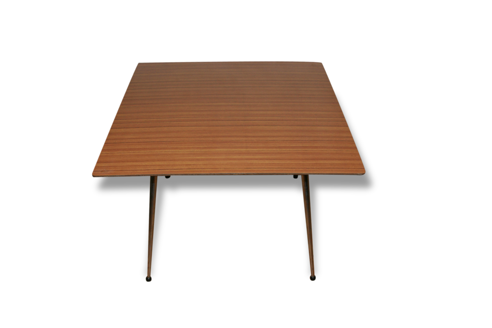 Table formica chrome foot low square