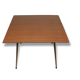 Table formica chrome foot low square
