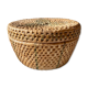 African vintage wicker box