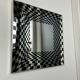 Vintage Op Art mirror by Deknudt