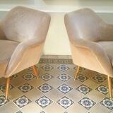 1/3 Club Chair organic restored 50-60 years