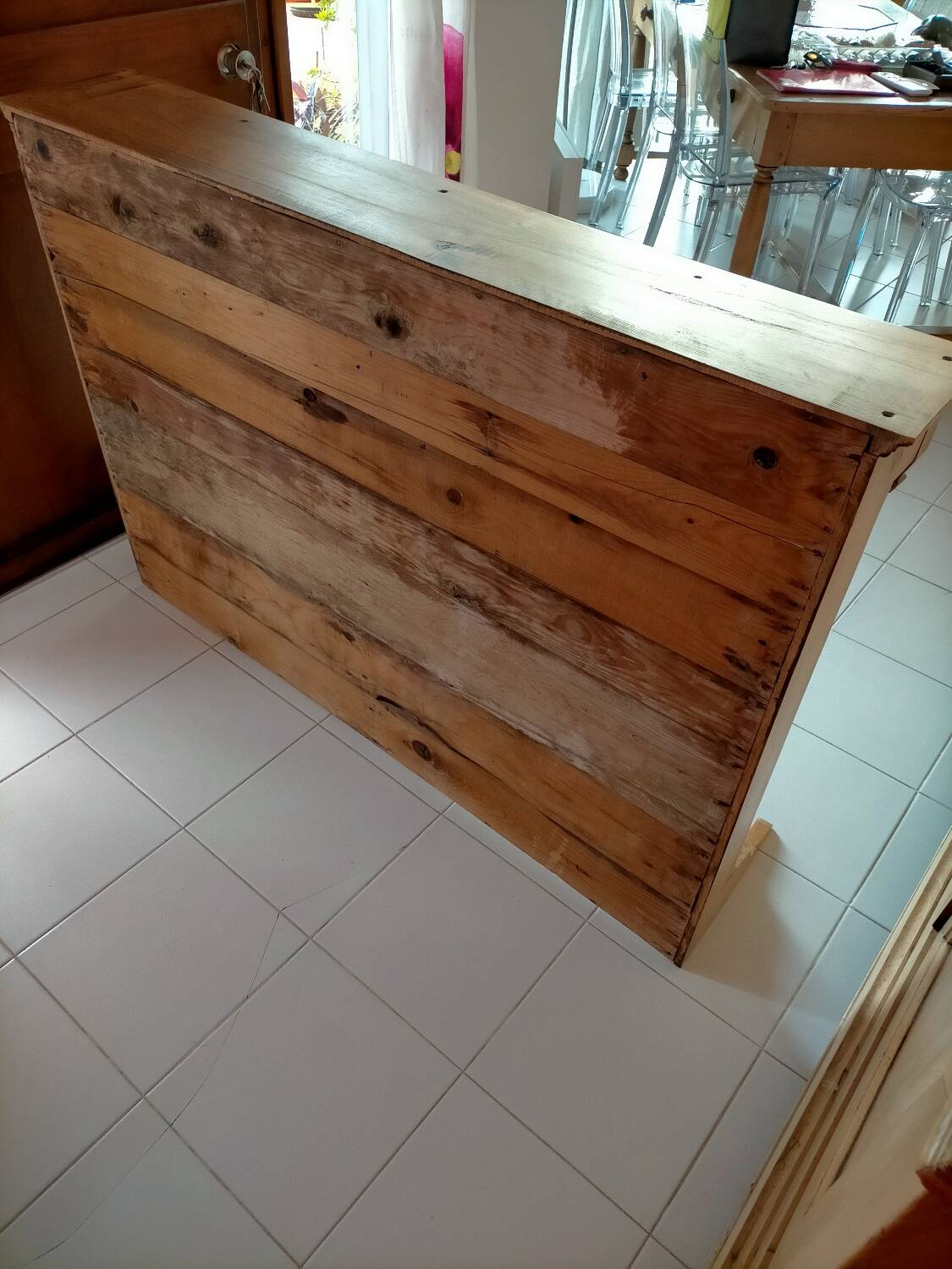 Antique walnut sideboard