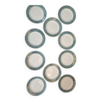 Digoin Sarreguemines plates