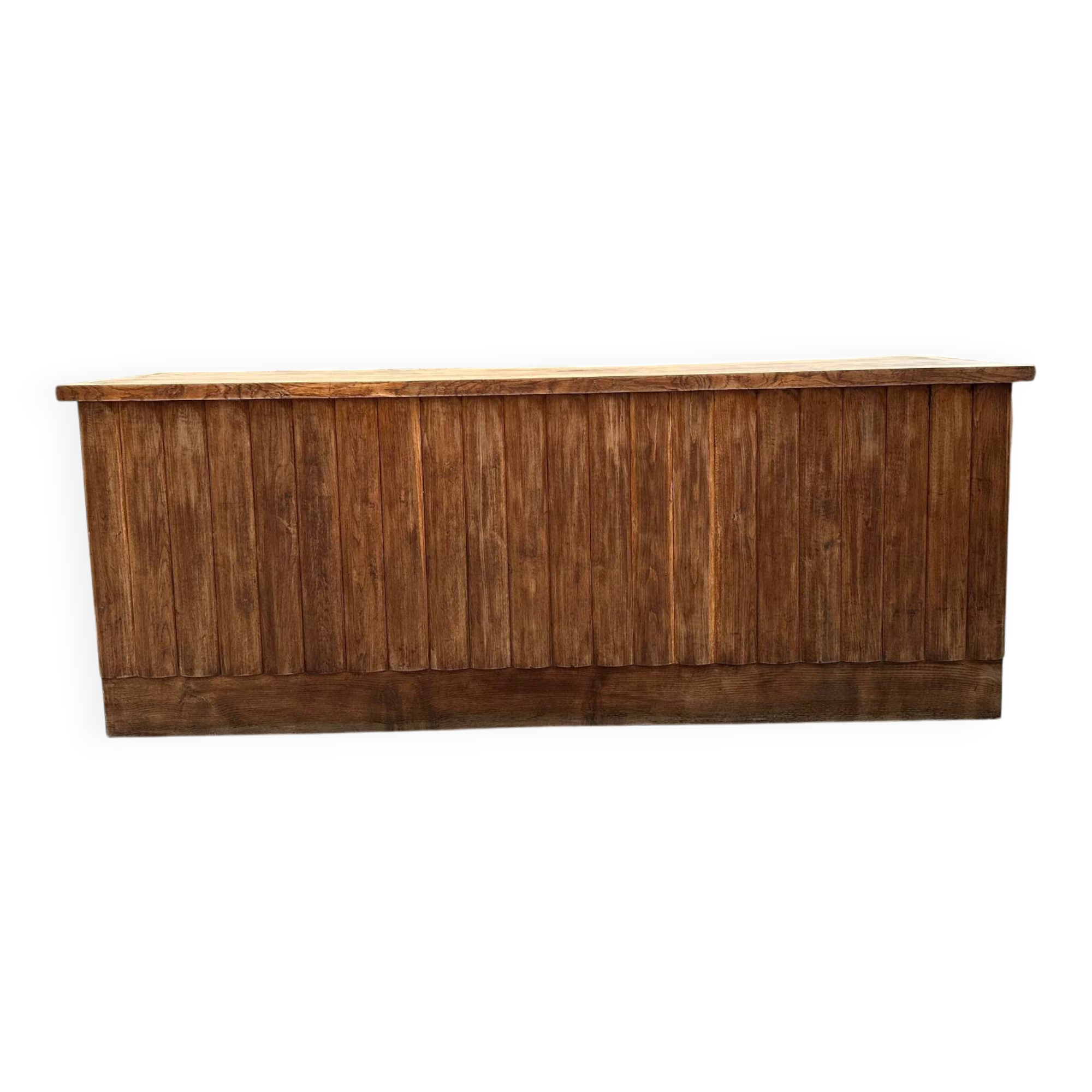 Art Deco counter in solid oak