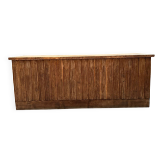 Art Deco counter in solid oak