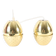 Hans-agne jakobsson pair of egg-shaped ceiling lights, florina model t790