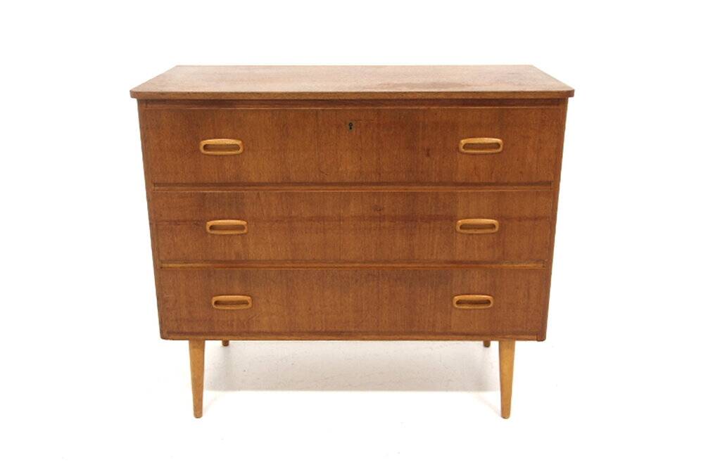 Scandinavian teak chest of drawers, Sweden, 1960