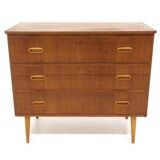 Scandinavian teak chest of drawers, Sweden, 1960