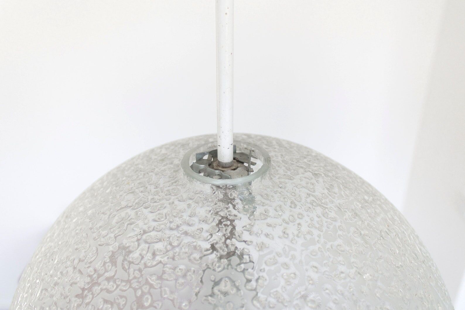 Wonderful DORIA Leuchten ice glass hanging Lamp
