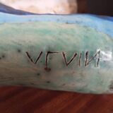 Signed ceramic vase