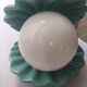 Shell lamp year 70 vintage ceramic