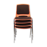 Set of 4 chairs Stål og stil, Norway, 1970