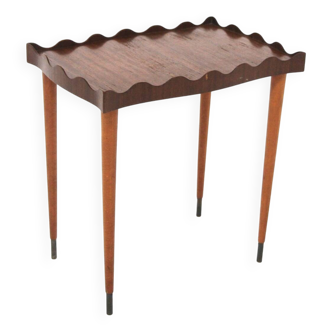 Mahogany side table, Westbergs Möbler, Sweden, 1950s