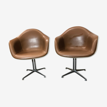 Paire de fauteuils La Fonda design Charles Eames